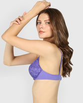 La Senza Light Pushup Plunge Bra Purple / 34B